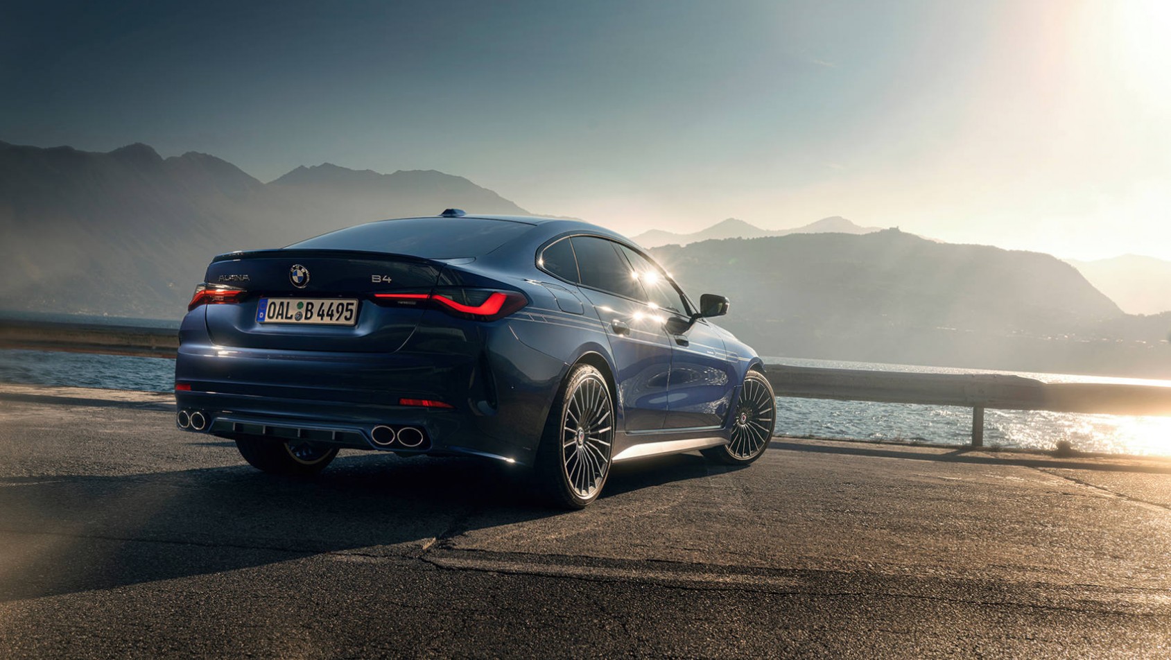 Nowa Alpina B4 - zbliżenie na tył auta