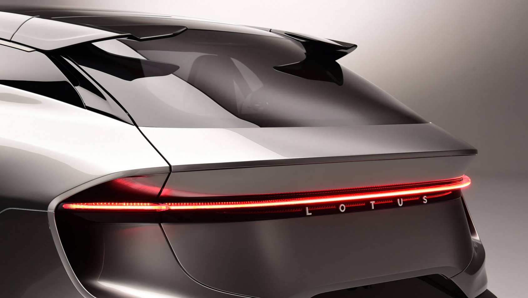 Futurystyczne tylne światła w Lotusie Eletre