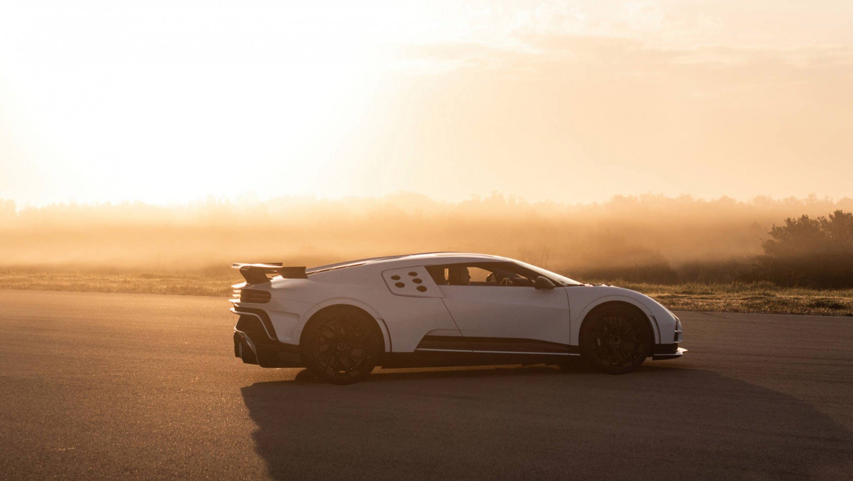 Bugatti Centodieci podczas testów w Nardo we Włoszech