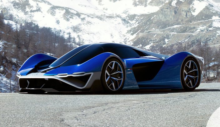 Alpine A4810 Concept - wizualizacja