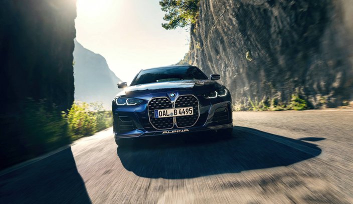 Alpina B4 bazuje na BMW serii 4 i ma więcej momentu obrotowego od M4 Nowa Alpina B4 podczas szybkiej jazdy