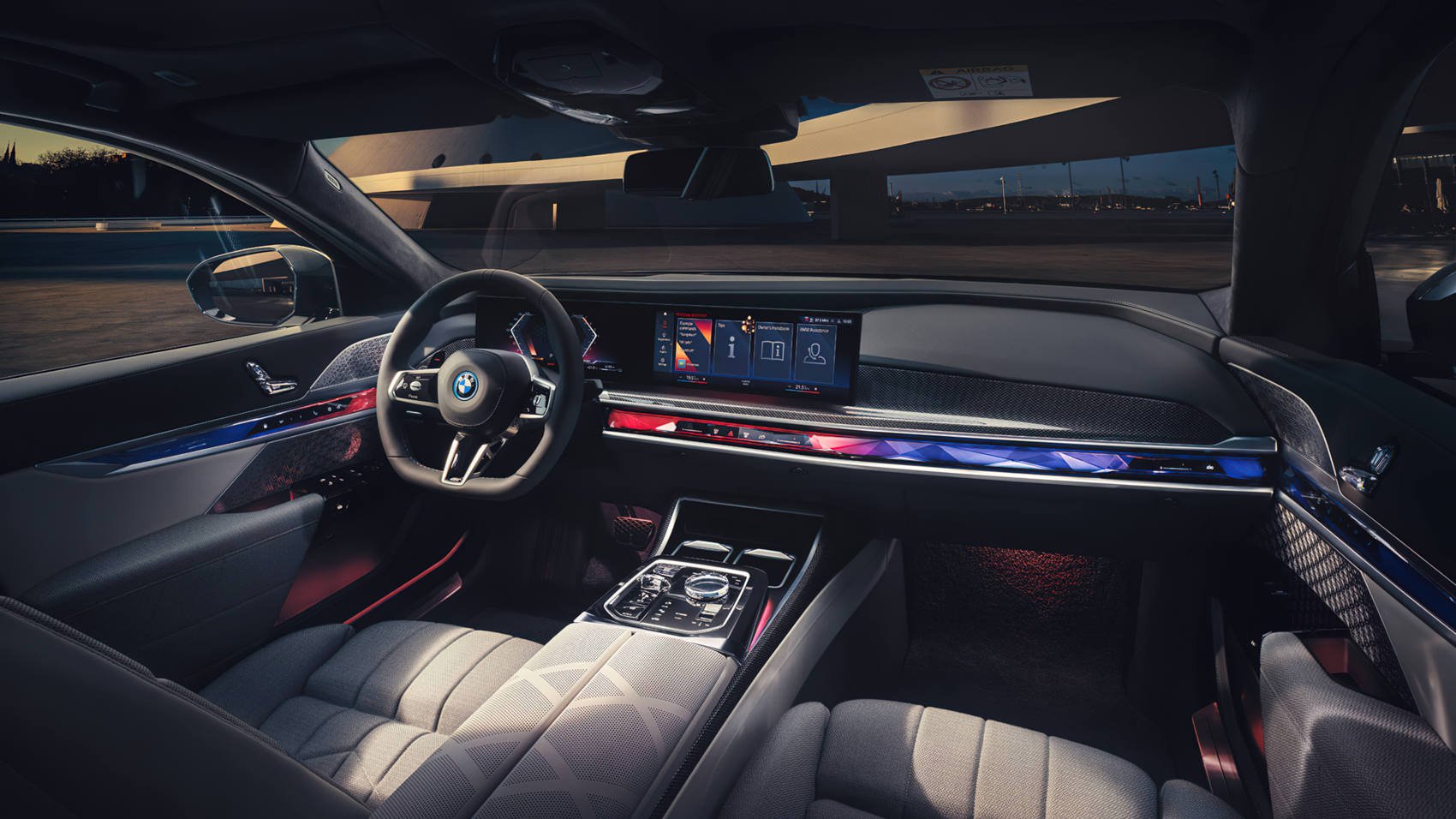 Luksusowe wnętrze BMW serii 7
