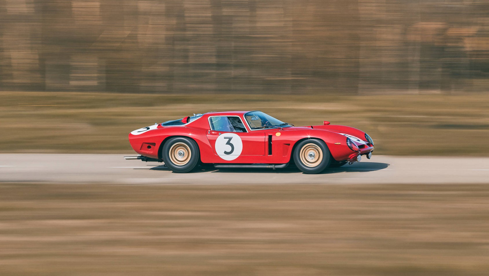 Bizzarrini 5300 GT Corsa Revival podczas testów