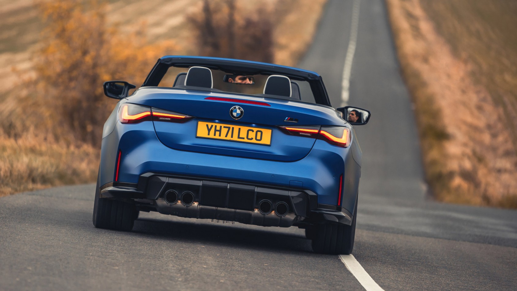 BMW M4 Competition Cabrio na drodze