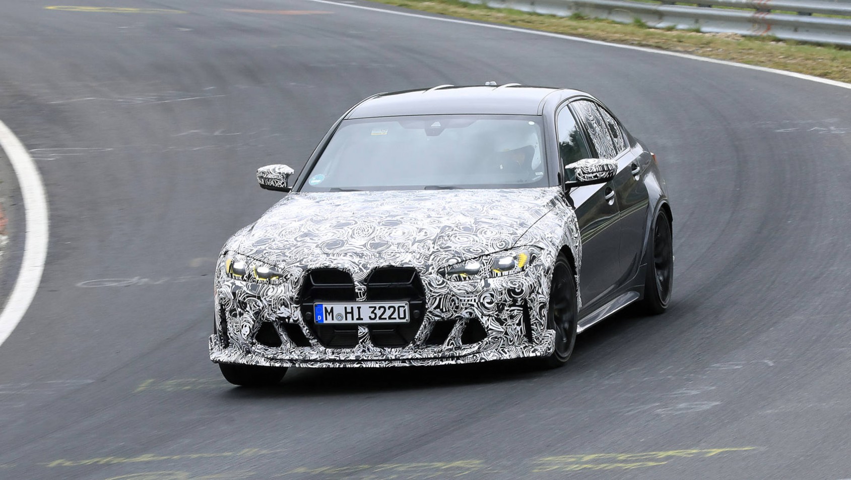 BMW M3 CS testowany na torze