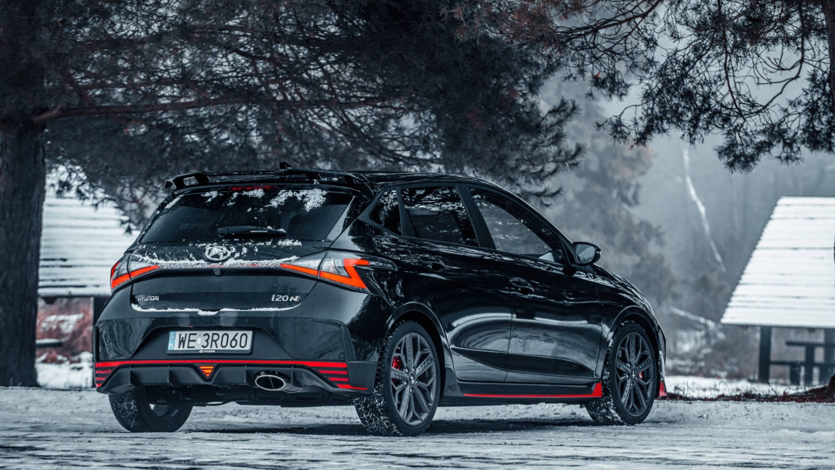 Hyundai i20 N - widok z tyłu