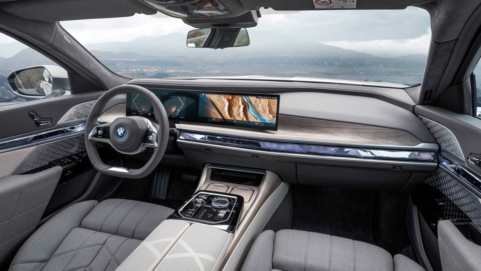 Nowe BMW serii 7 -wnetrze