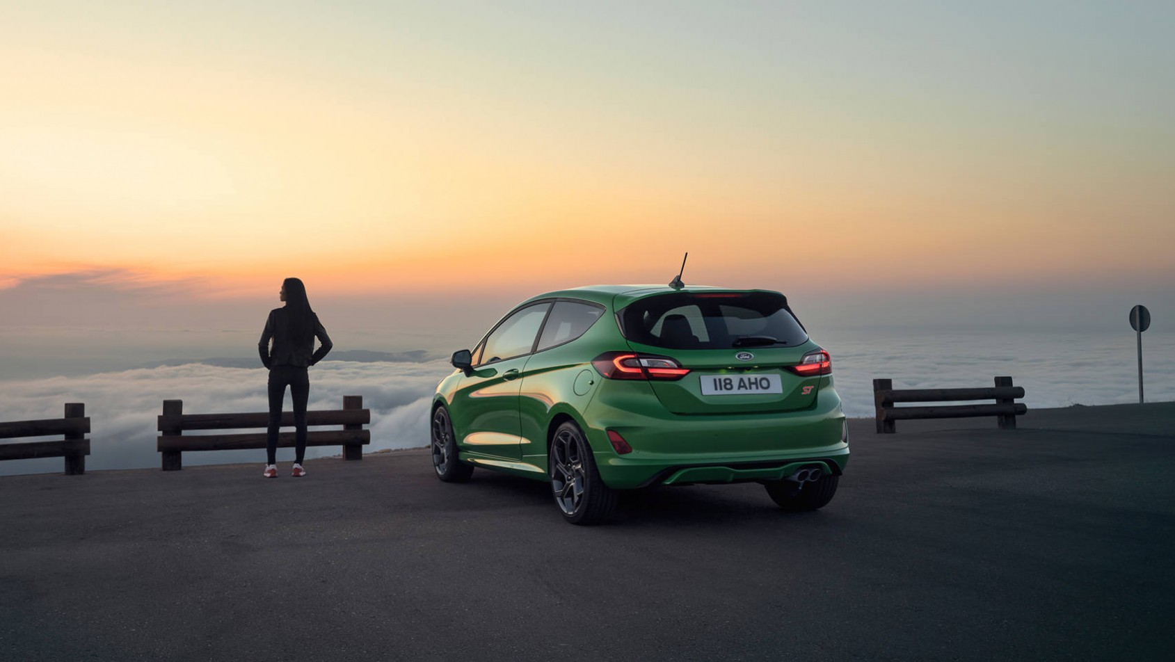 Ford Fiesta ST 3D - na tle krajobrazu