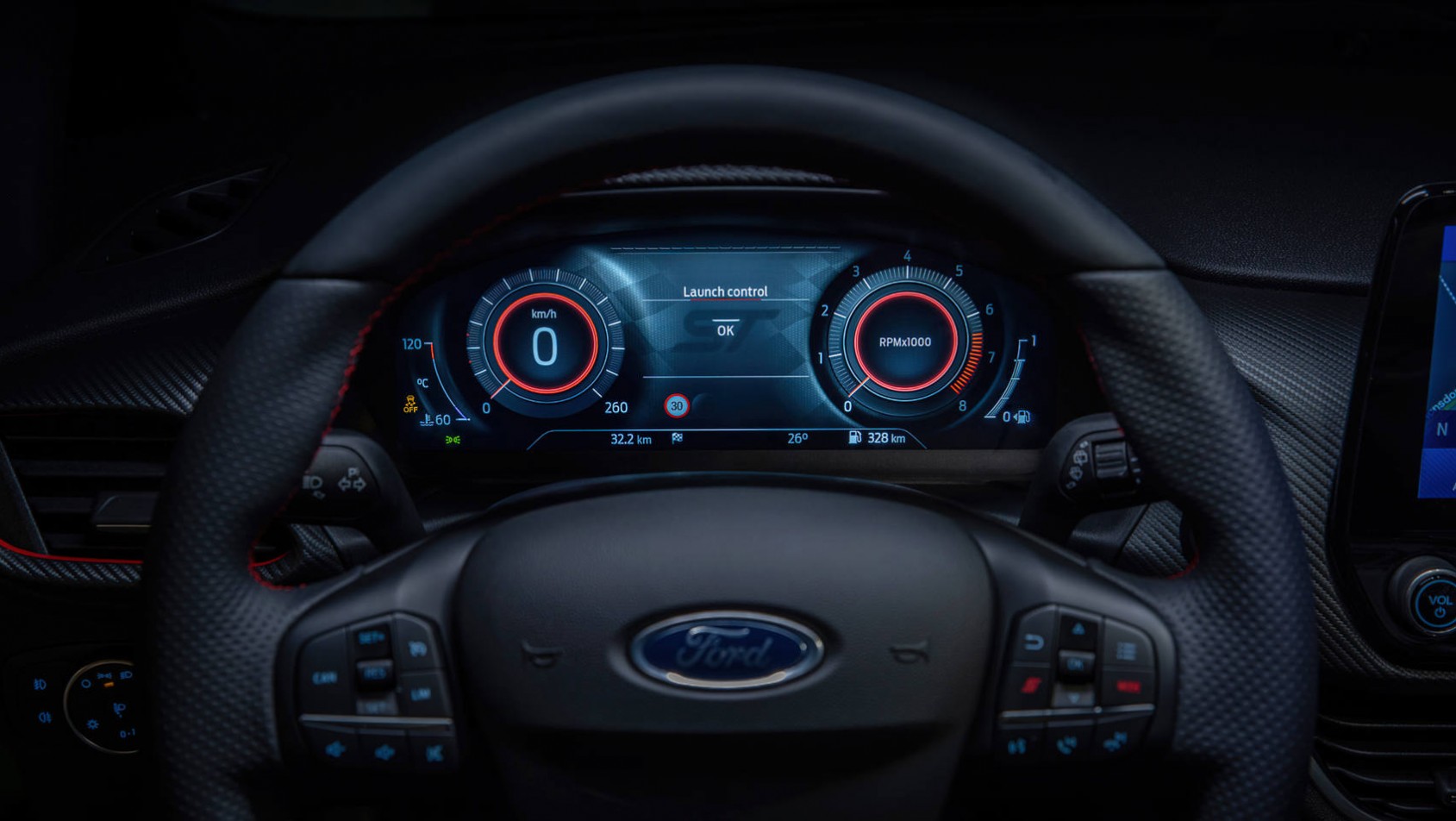 Ford Fiesta ST - zegary