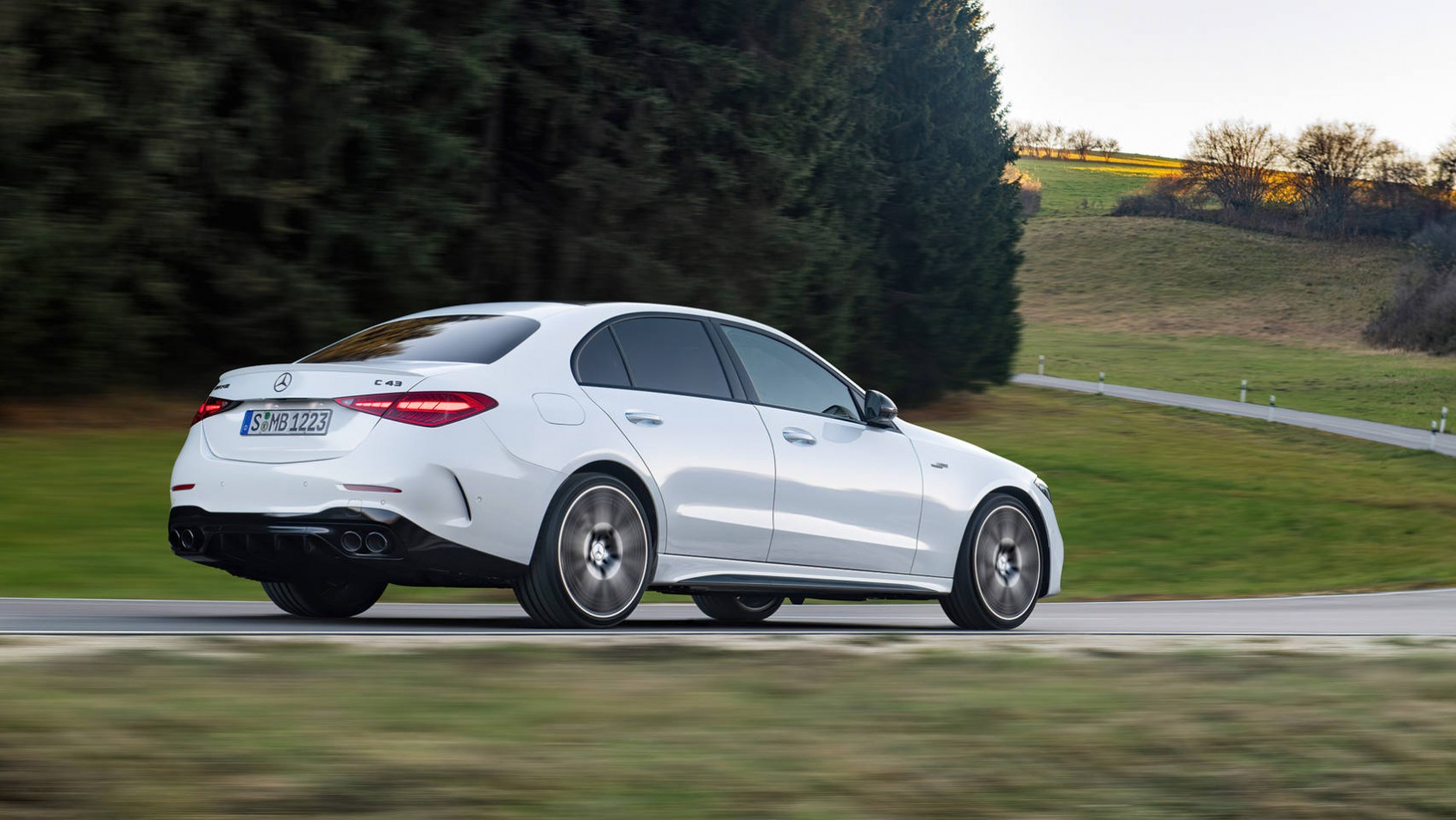 Mercedes-AMG C43 - podczas jazdy
