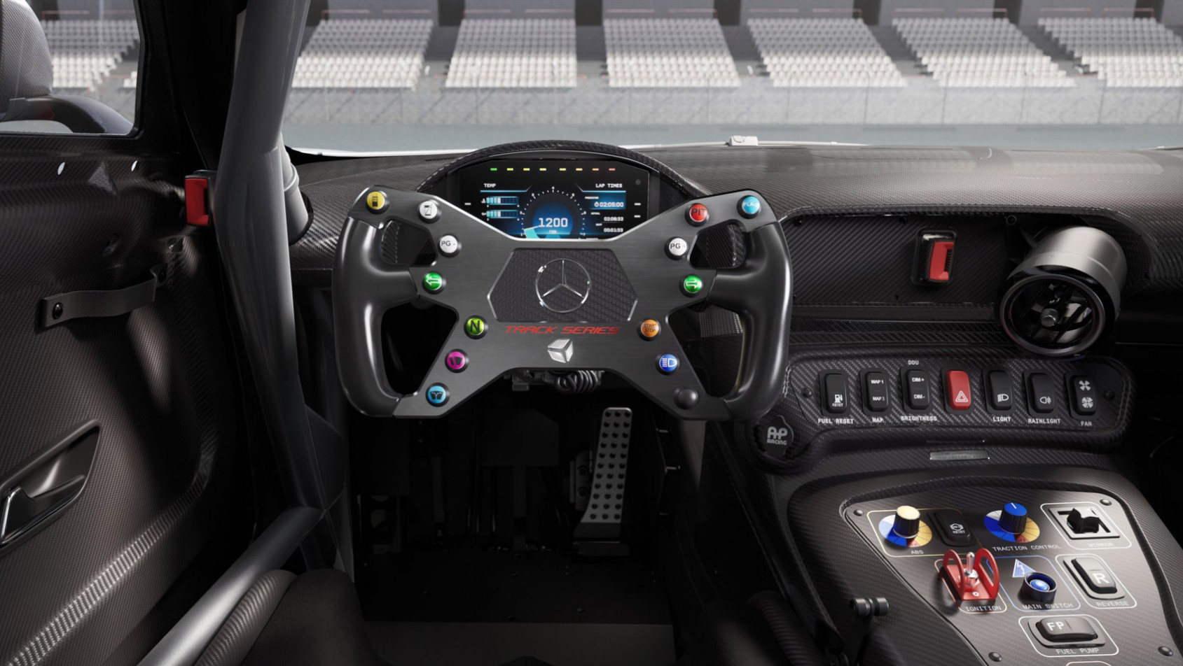 Mercedes AMG GT Track Series - wnętrze