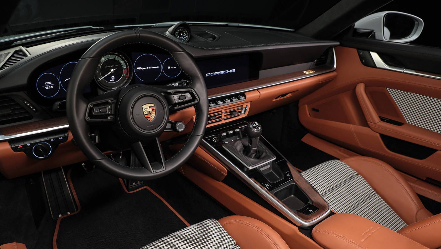 Porsche 911 Sport Classic wnętrze
