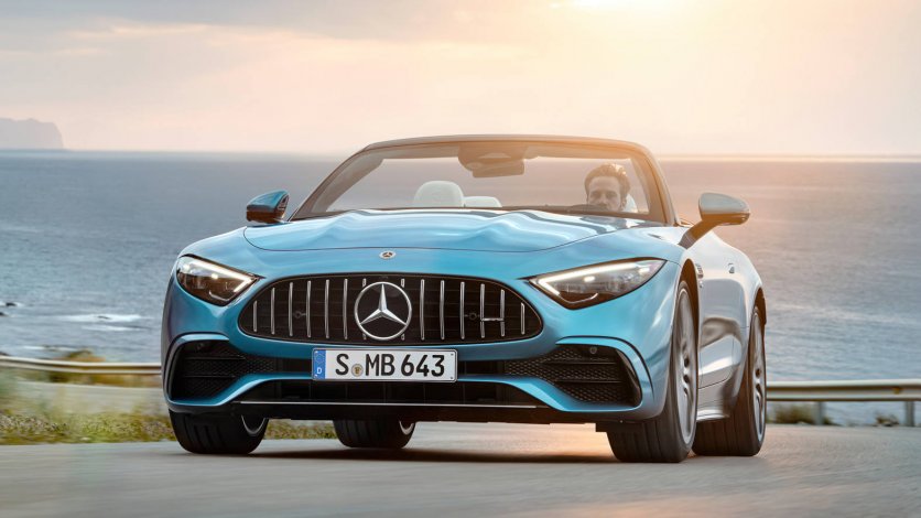 Debiutuje Mercedes-AMG SL43 Debiutuje Mercedes-AMG SL43 - front