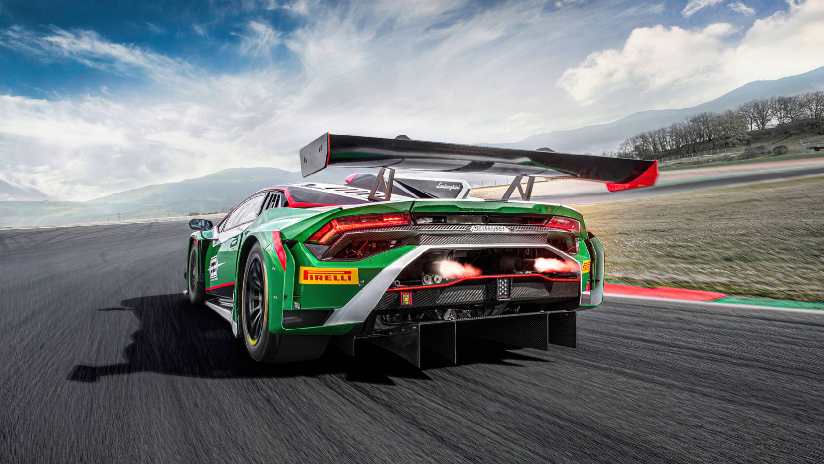 Lamborghini Squadra Corse Huracan GT3 EVO2 - tył auta