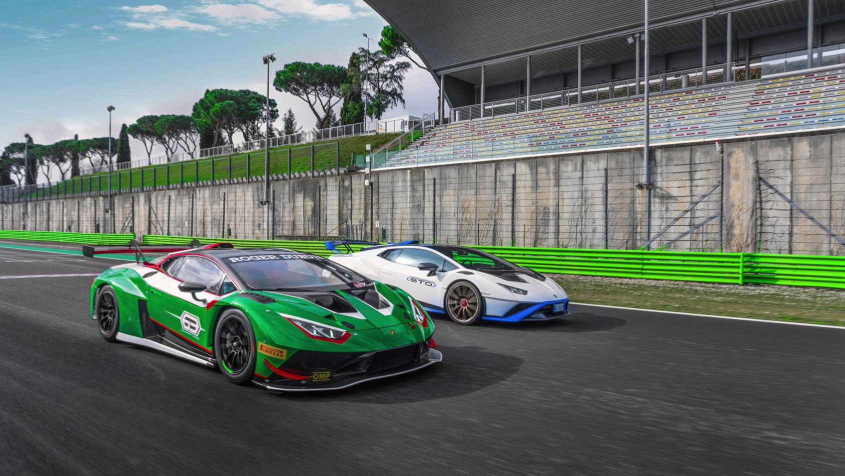 Lamborghini GT3 EVO2 i STO na torze