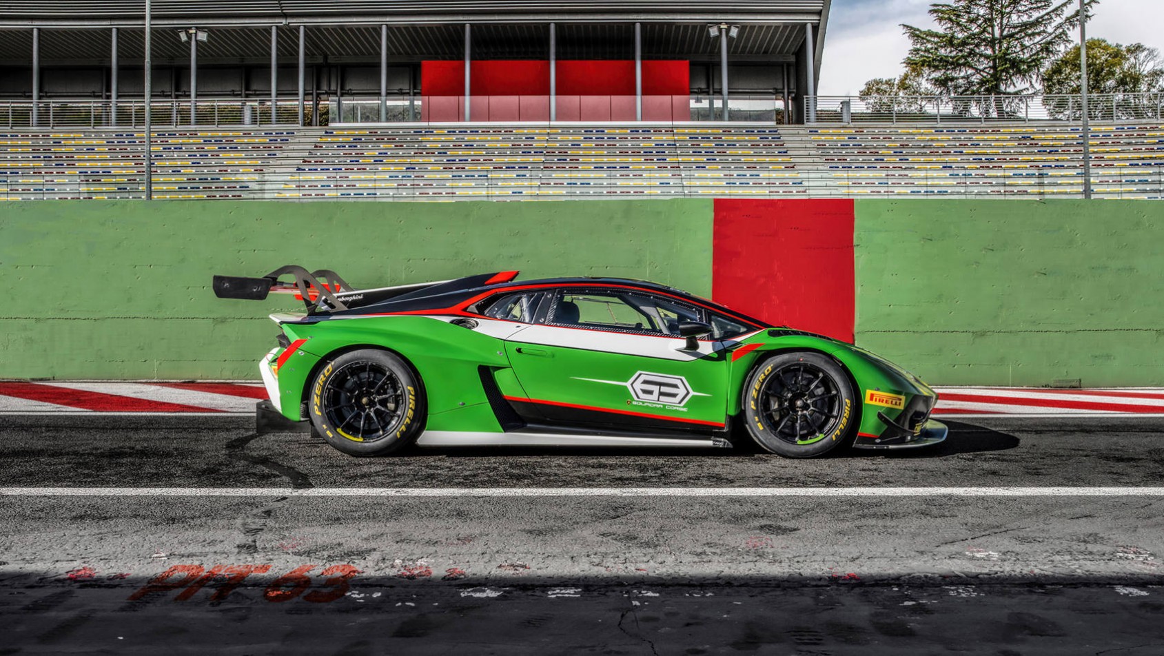 Lamborghini Squadra Corse Huracan GT3 EVO2 - linia auta