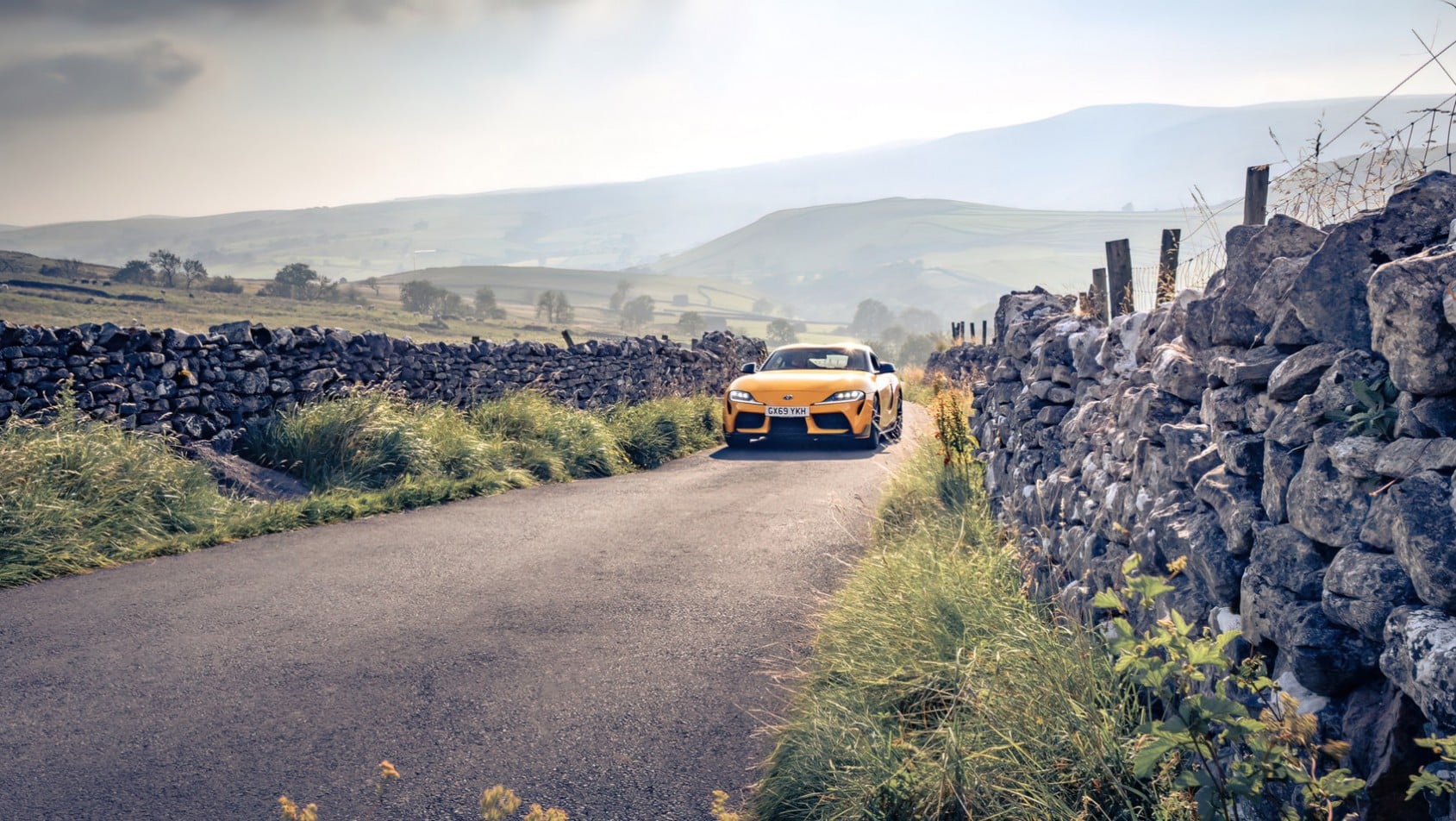 Toyota Supra GR na drodze