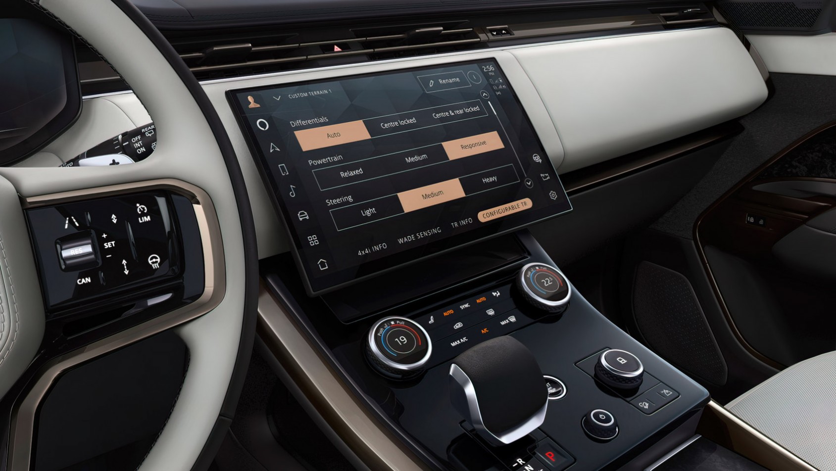 Range Rover Sport panel centralny