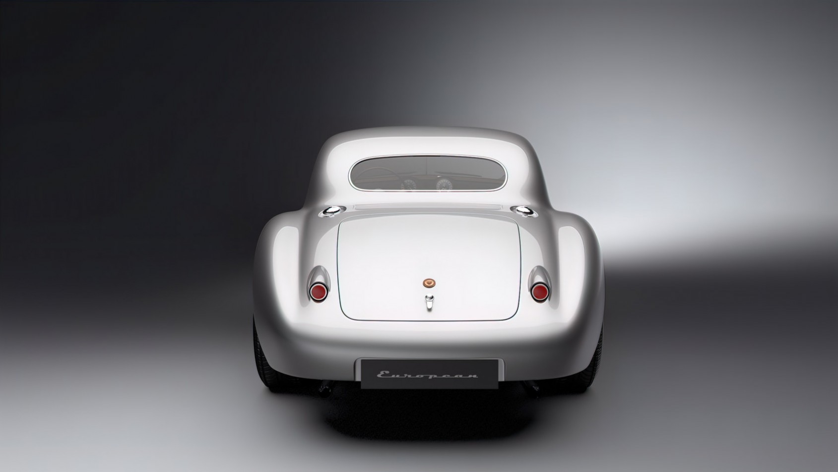 restomod Jaguar XK z tyłu