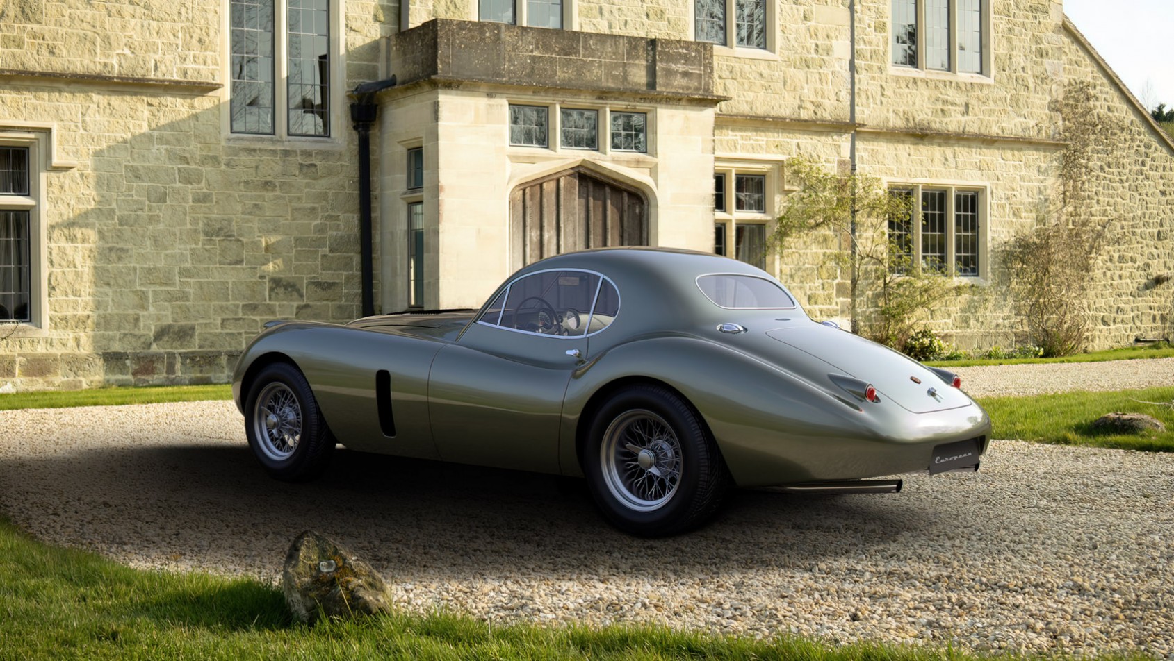 Jaguar XK sylwetka z tyłu