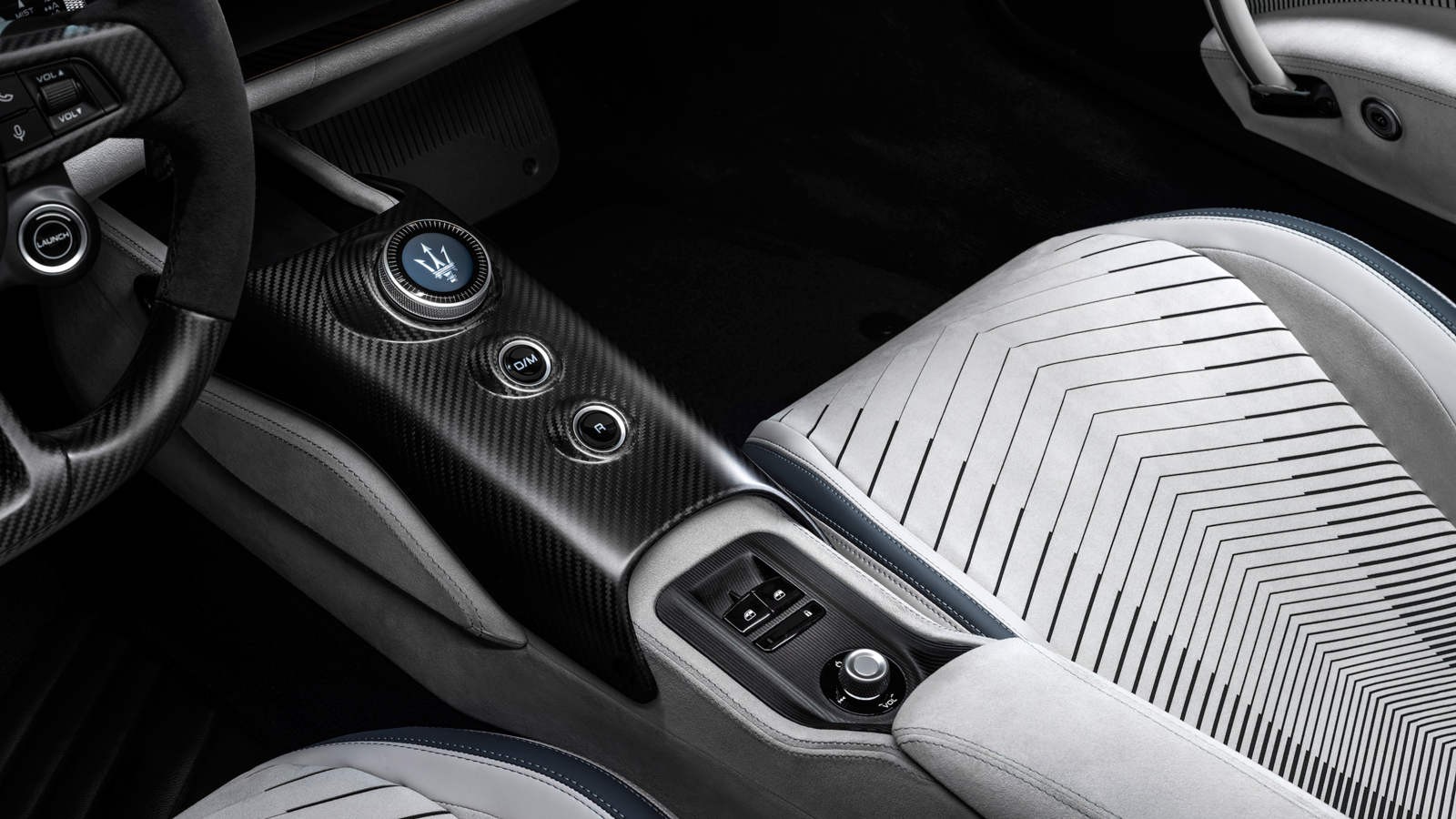 Maserati MC20 Cielo - detale wnętrza