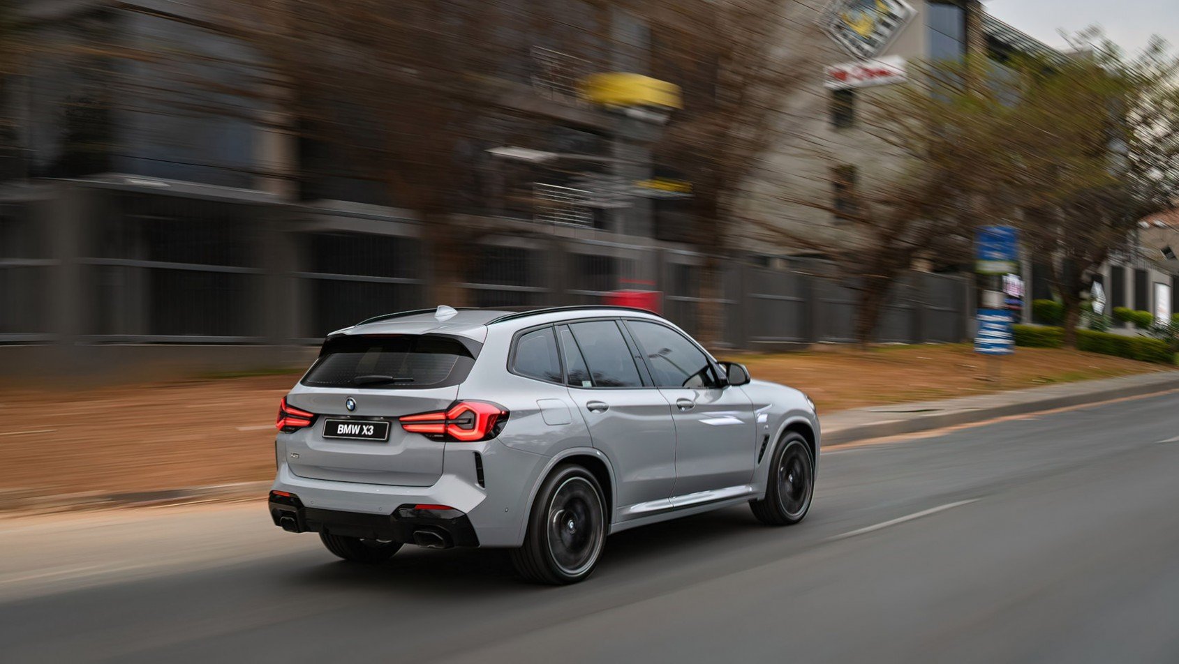 BMW X3 M40d w ruchu