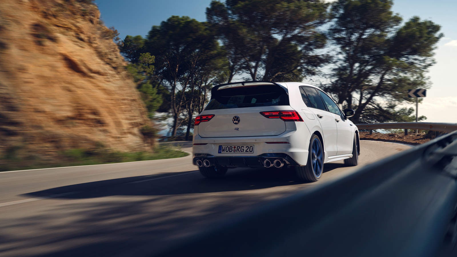 VW Golf R - tył auta