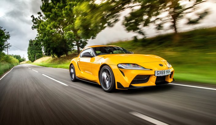 Toyota Supra GR w ruchu