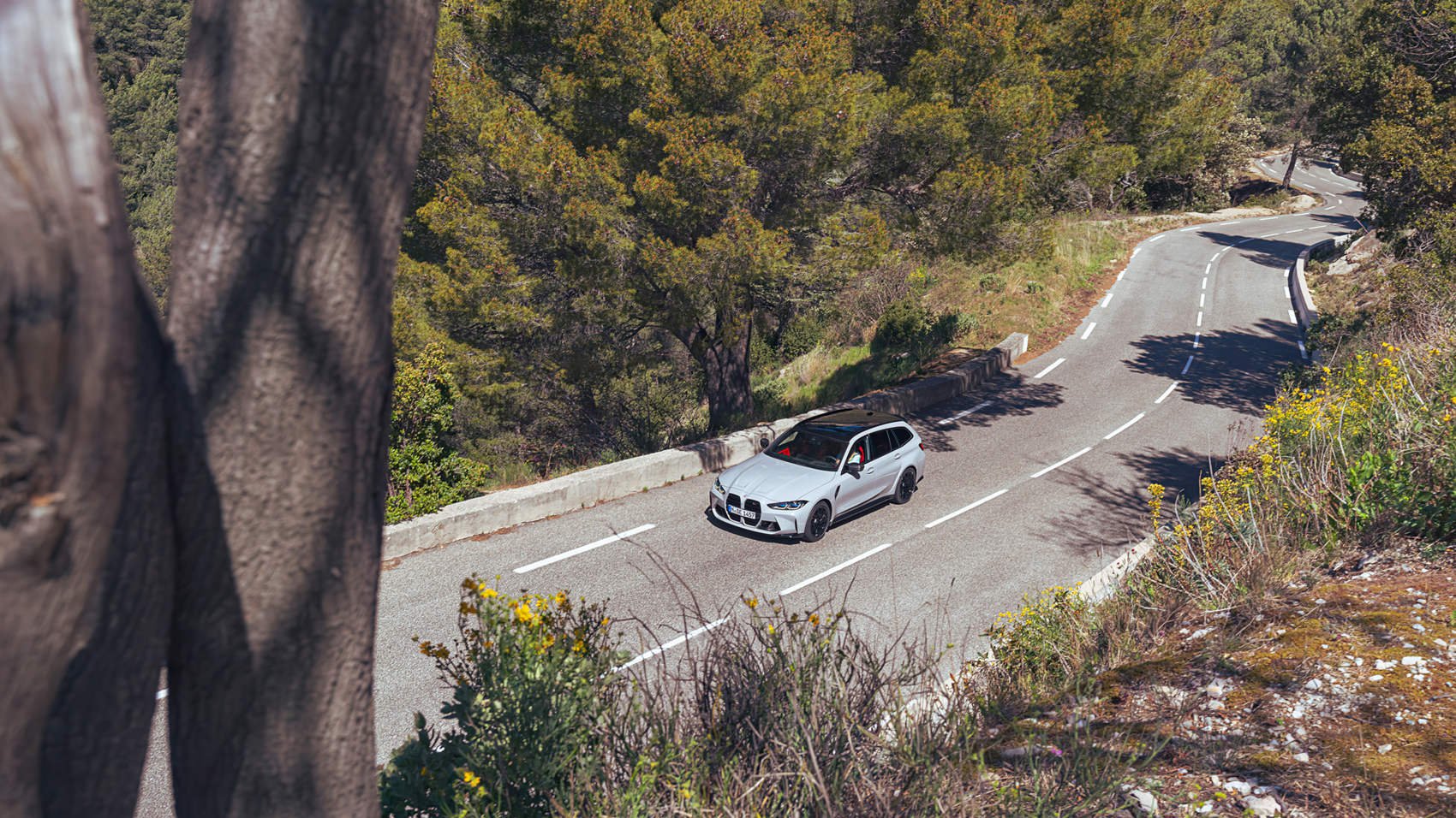 BMW M3 Touring Competition xDrive - widok z góry
