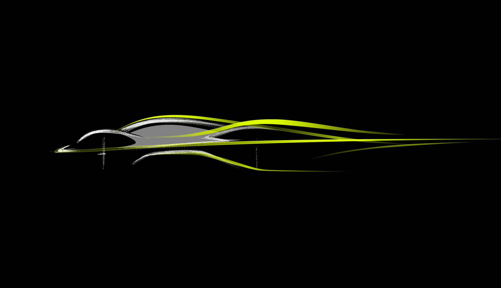 Szkic poprzedniego projektu: Aston Martin Valkyrie
