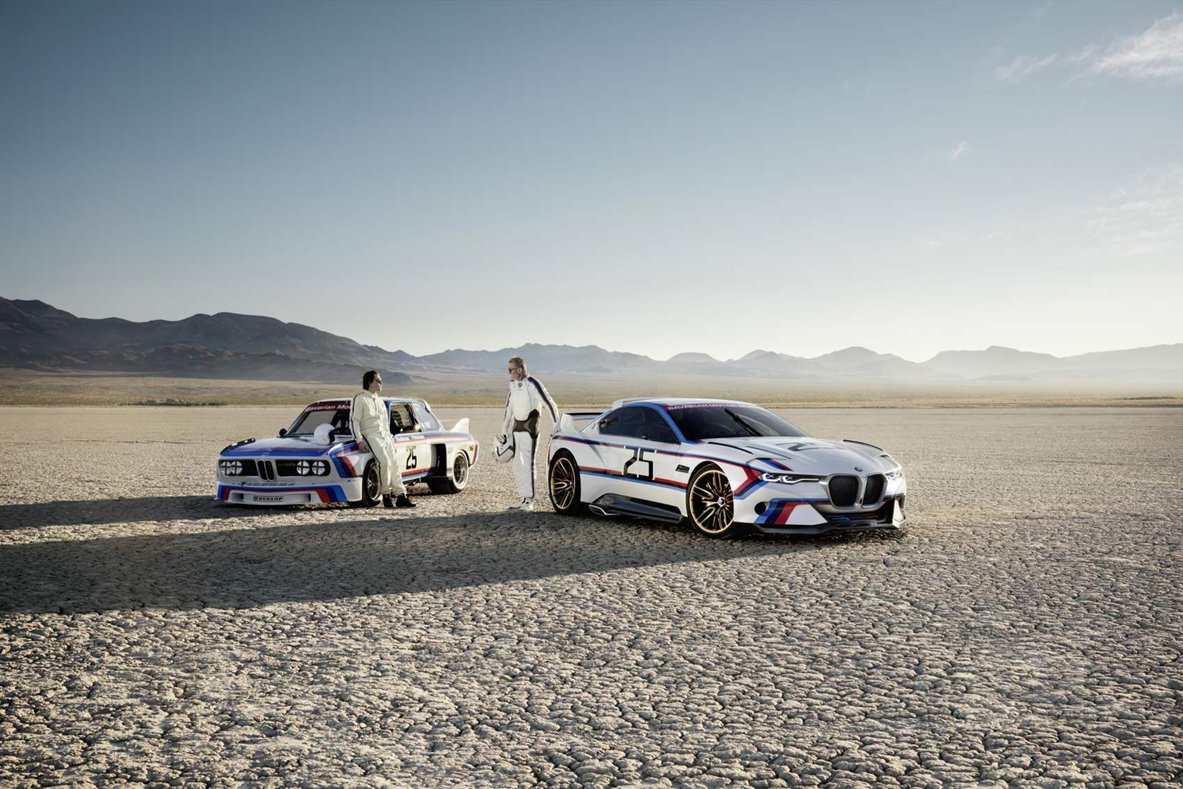 BMW 3.0 CSL hommage na pustyni