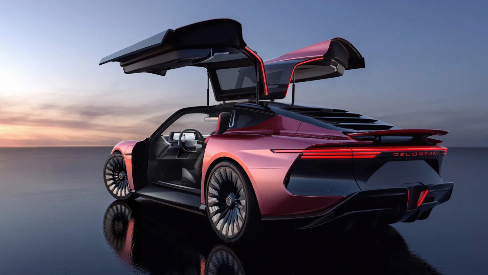 DeLorean Motor Company Alpha 5 - drzwi gullwing