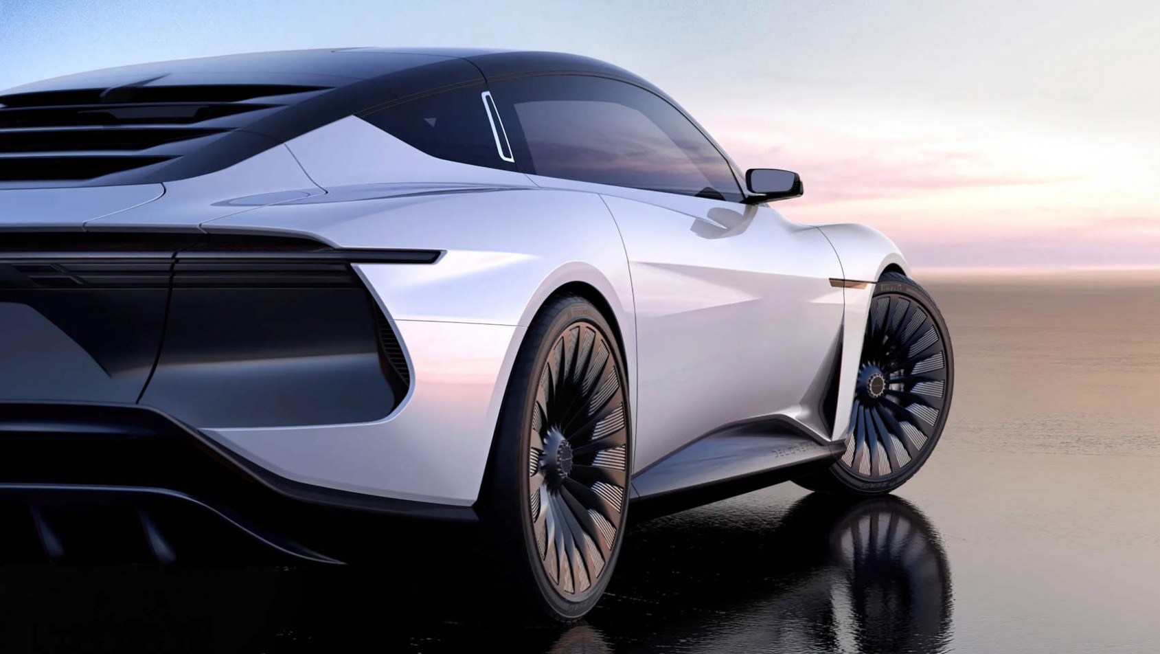 DeLorean Motor Company Alpha 5 - zbliżenie na tył