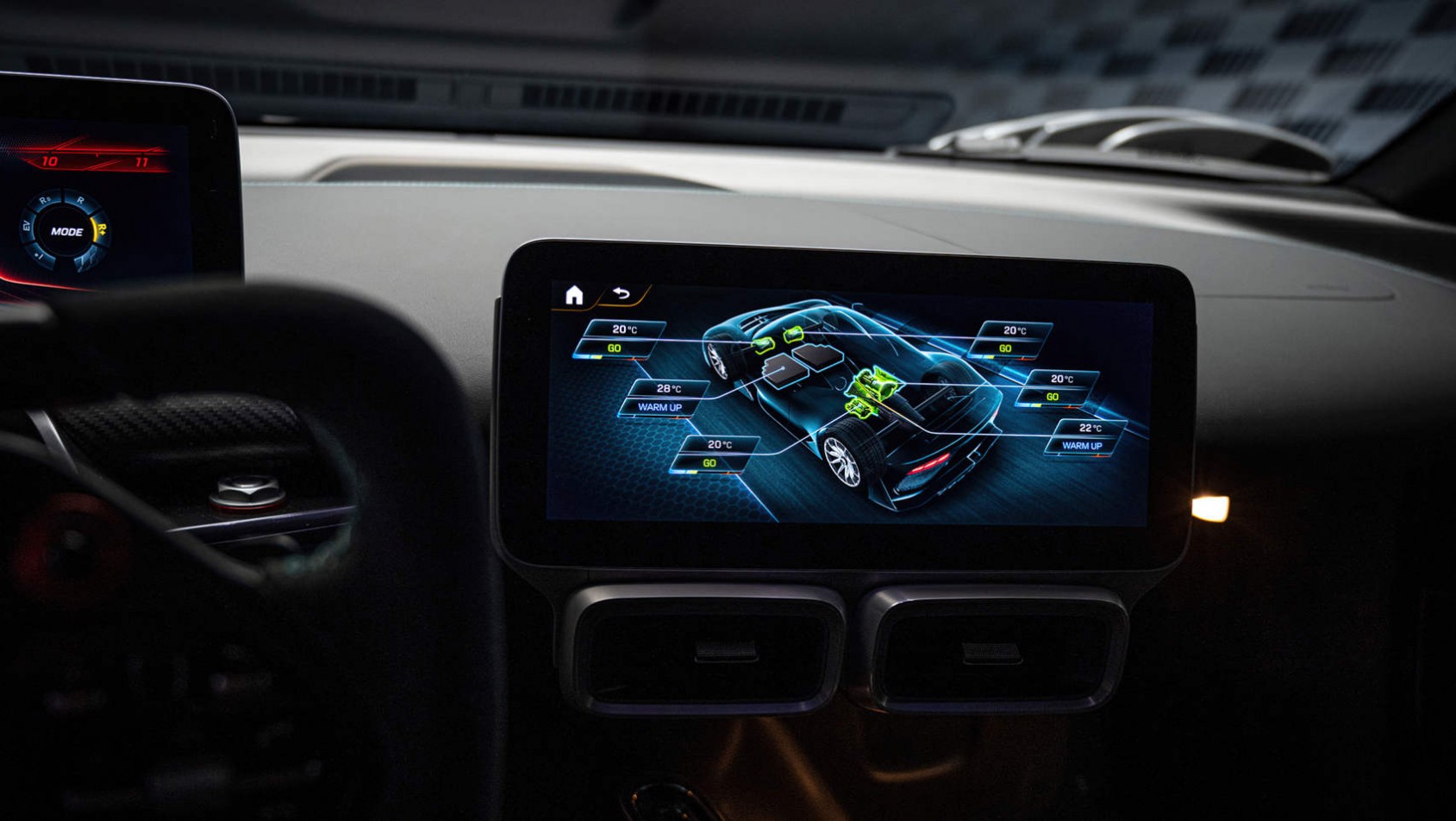 Mercedes-AMG Project One ekran LCD