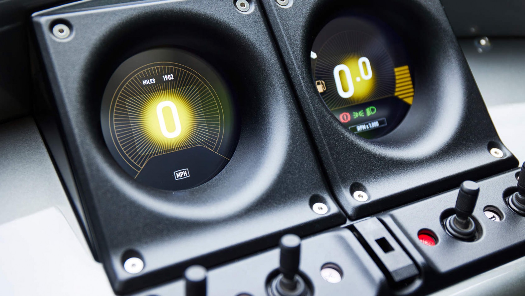 Morgan Super 3 - detale wnętrza