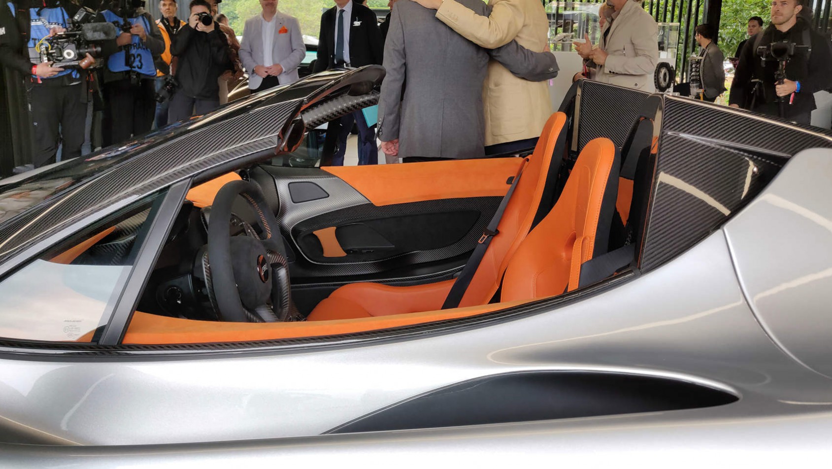 McLaren P1 Spider by Lanzante - wnętrze