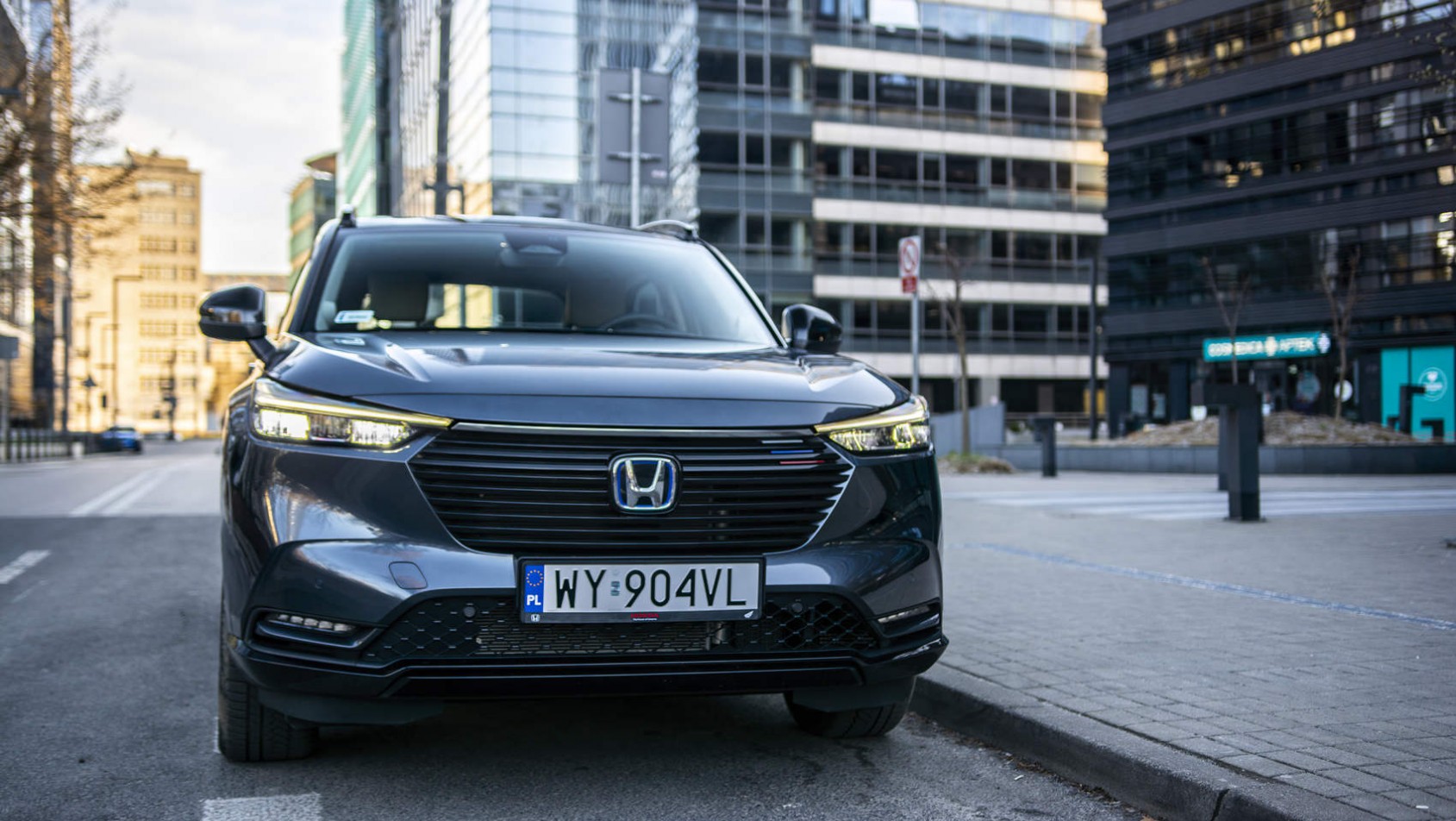 Zbliżenie na front Hondy HR-V Advanced Style