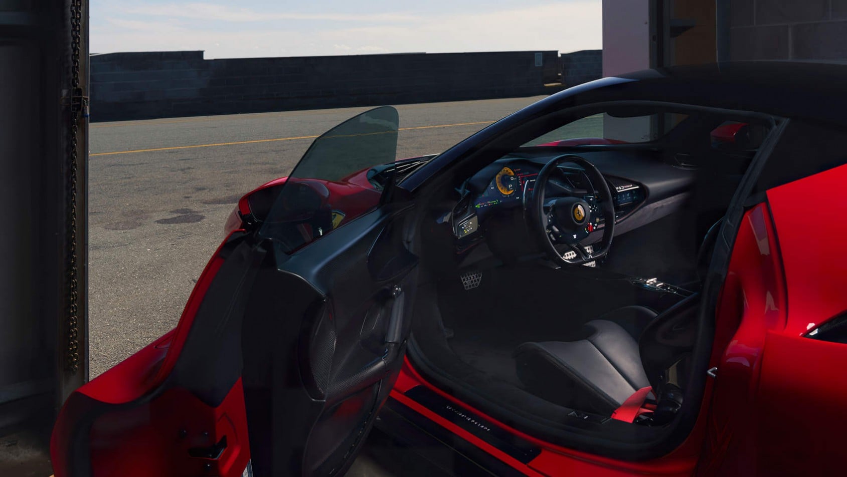 Ferrari SF90 Assetto Fiorano - wnętrze