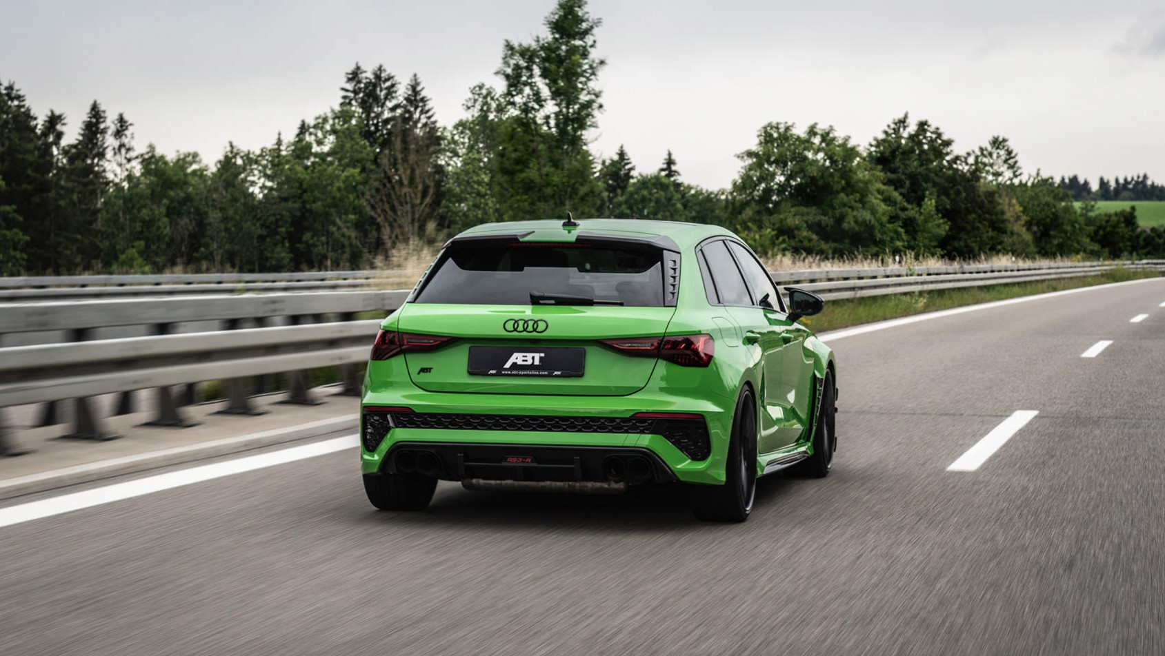 Audi ABT RS3-R podczas jazdy