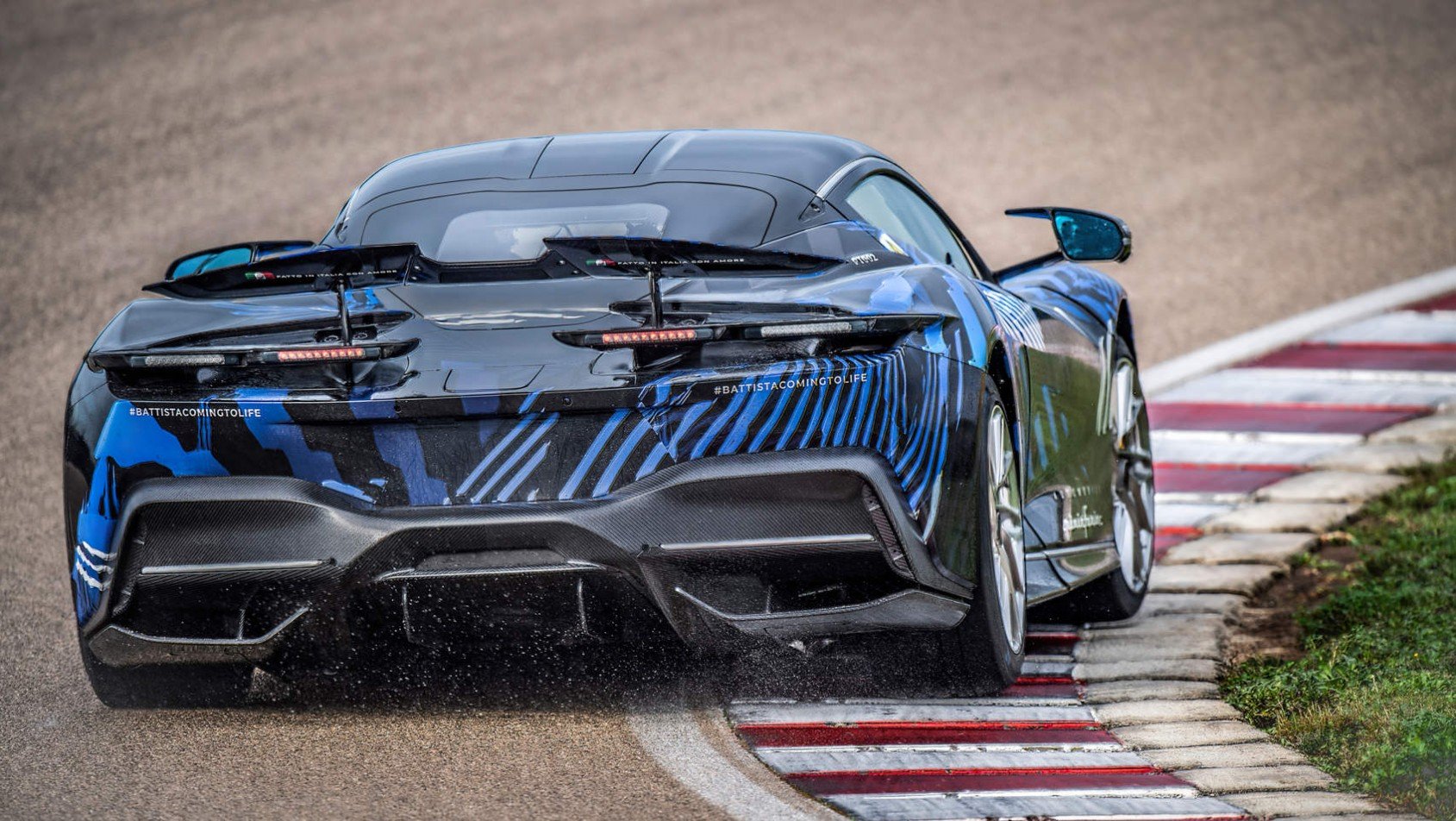 Pininfarina Battista na torze