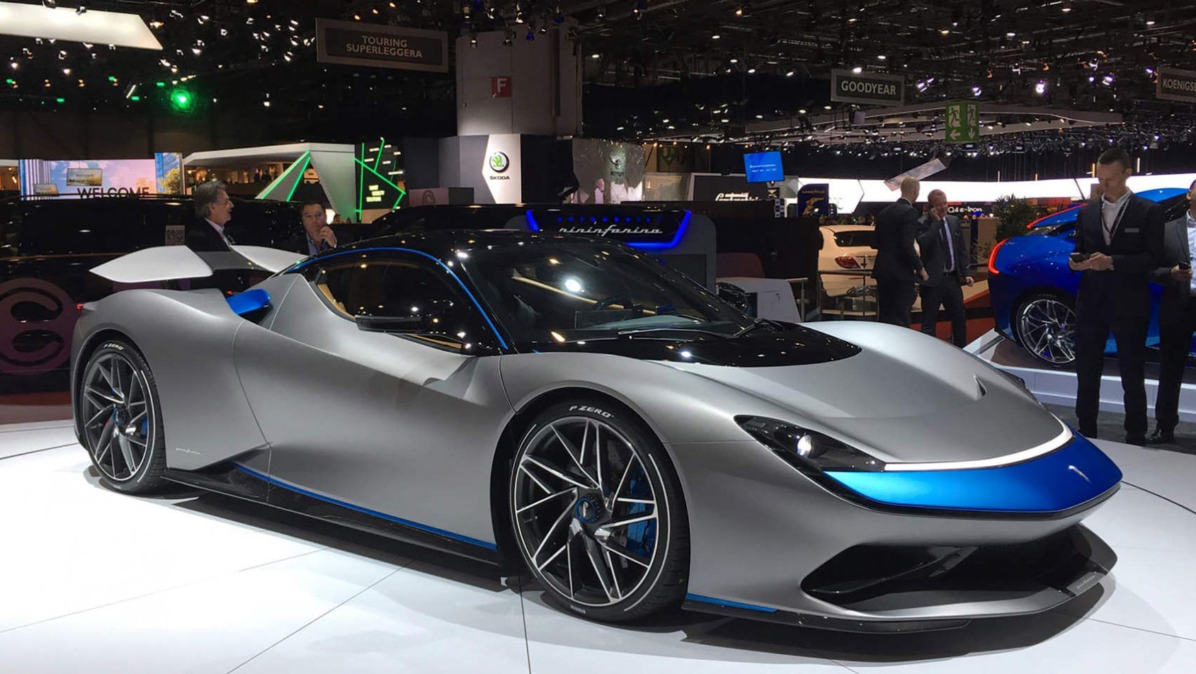 Pininfarina Battista - podczas prezentacji