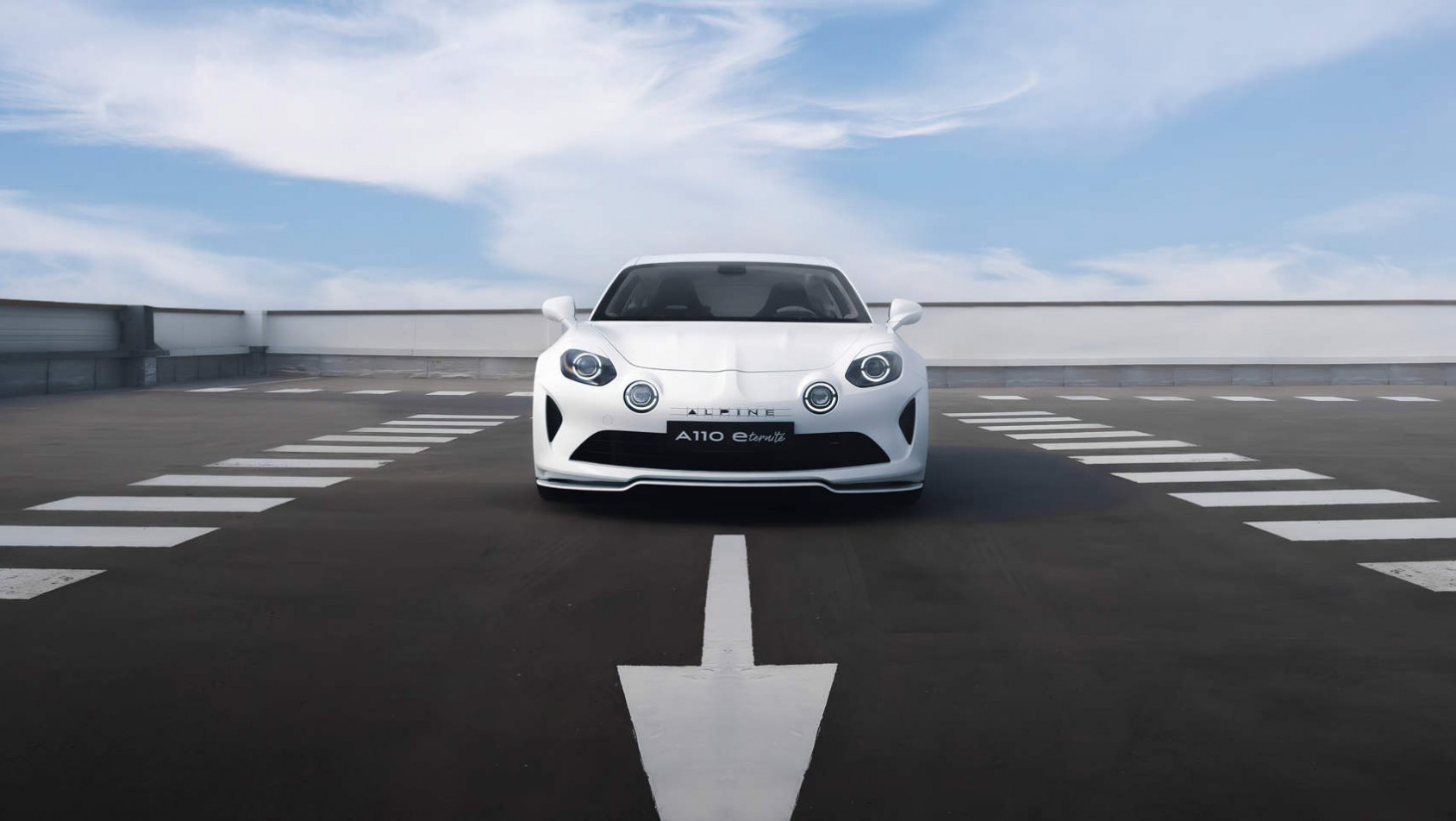 Alpine A110 E-Ternité - front auta