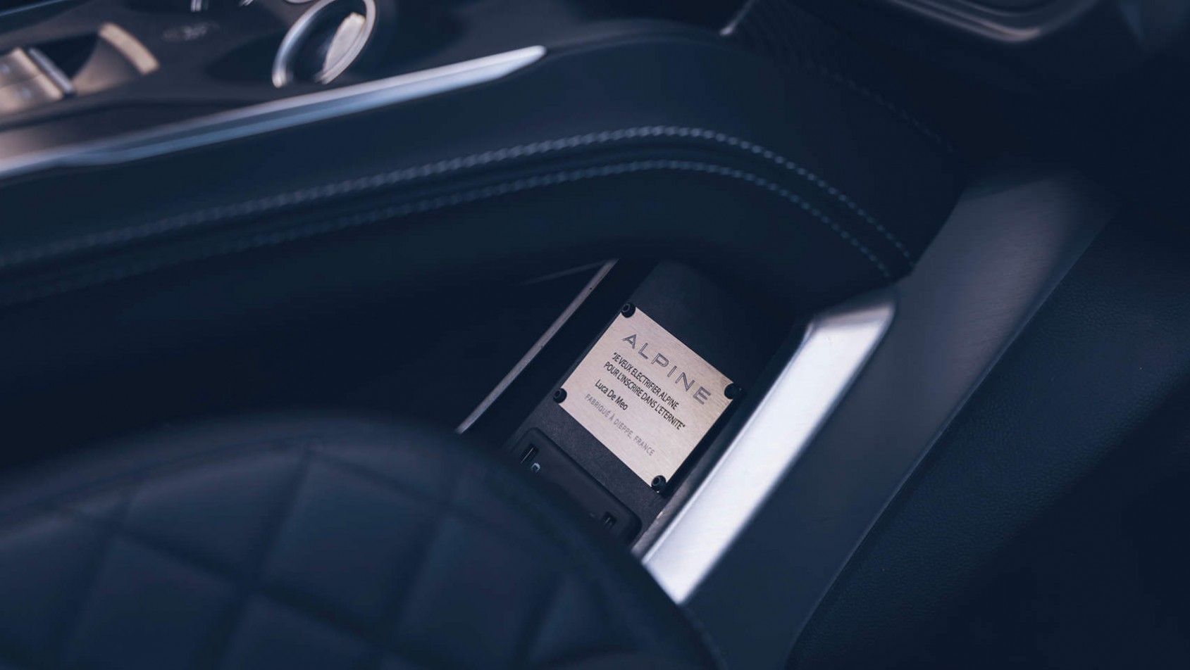 Alpine A110 E-Ternité - detale wnętrza