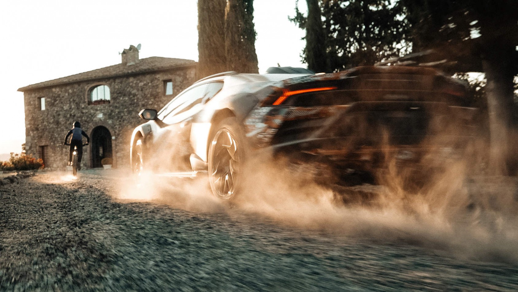 Lamborghini Huracan Sterrato Lamborghini Huracan Sterrato - podczas jazdy