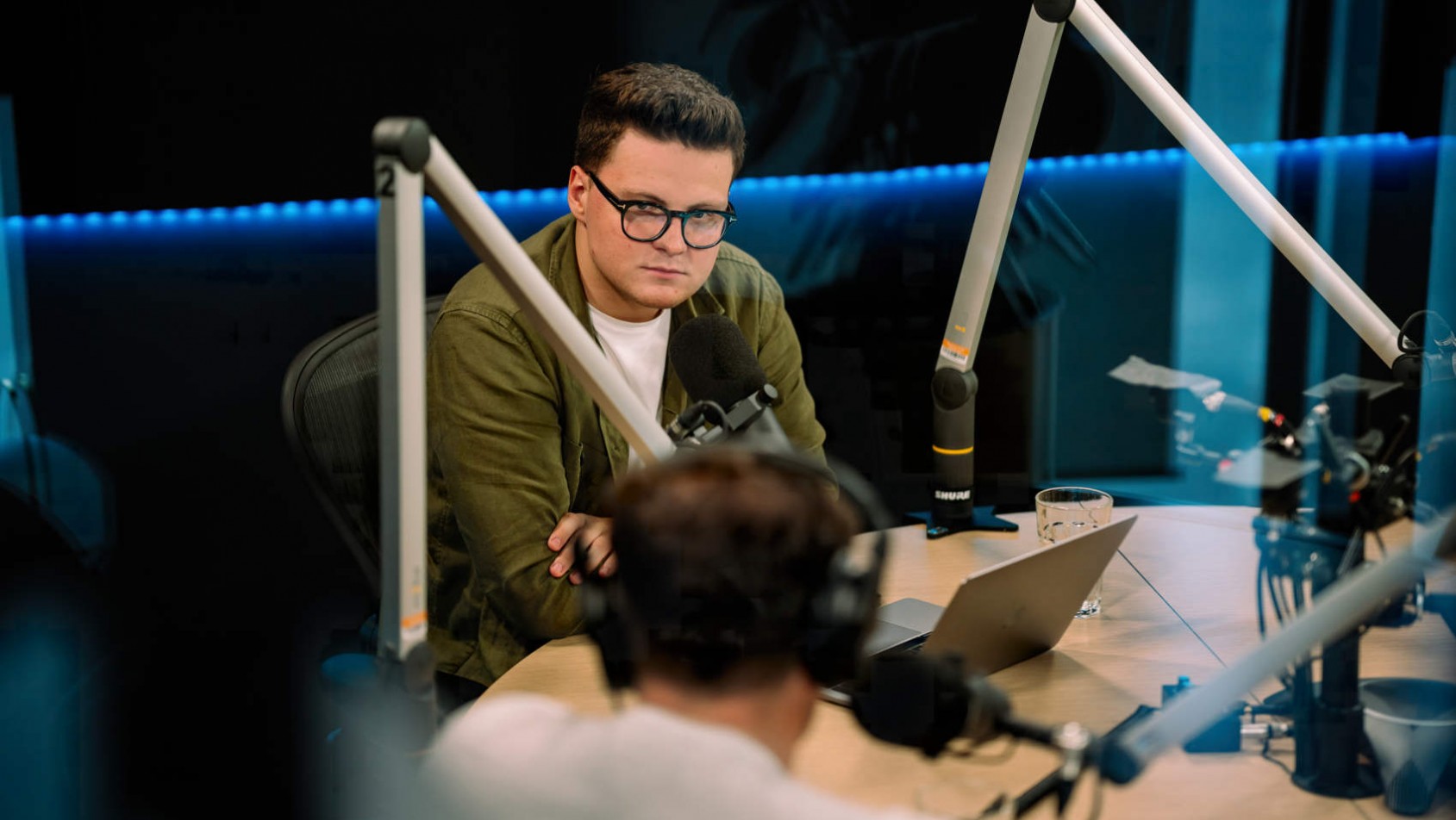 Kacper Majdan w studiu