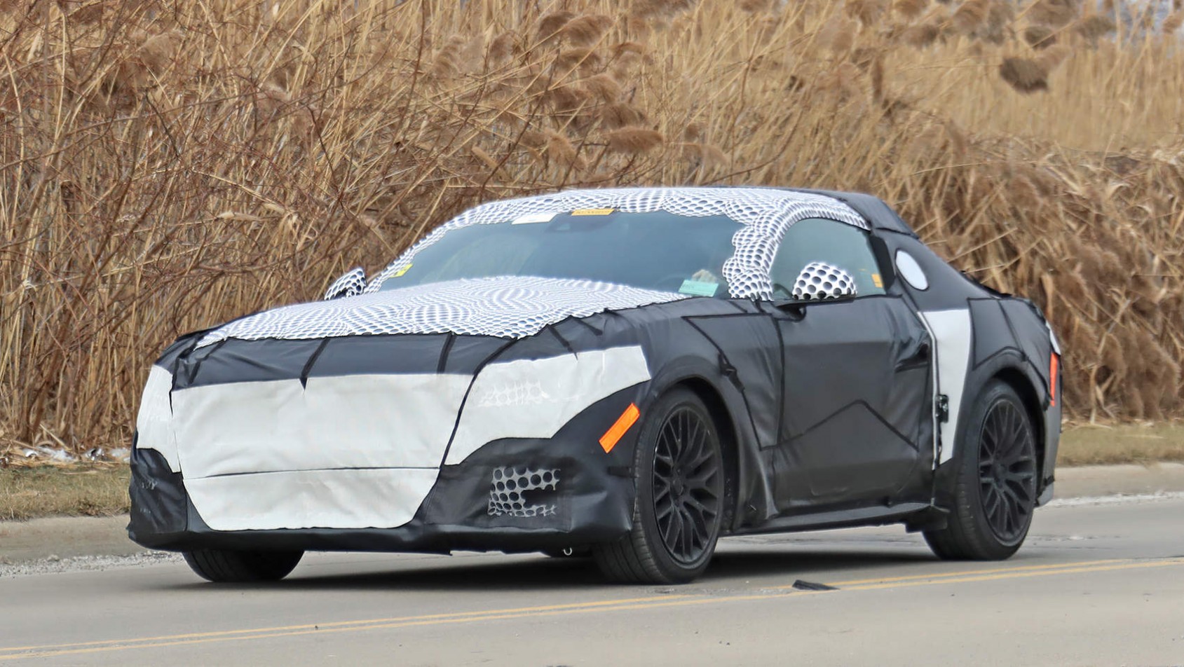 Nowy Ford Mustang w kamuflażu