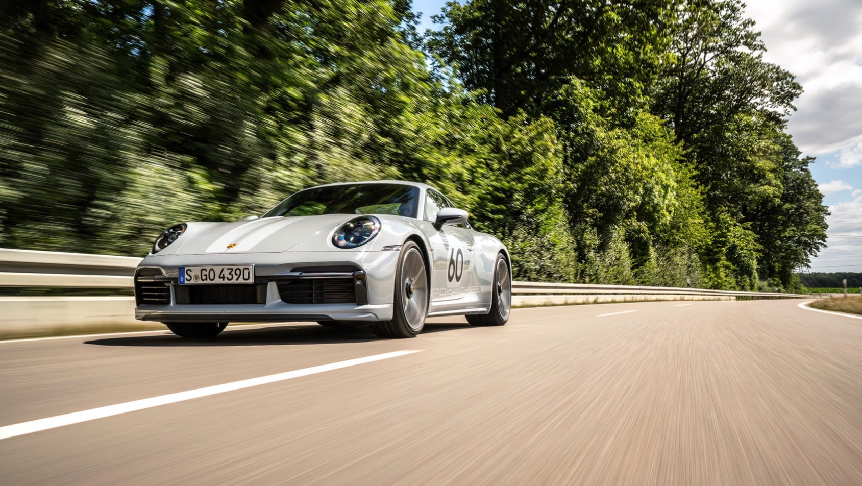 Porsche 911 Sport Classic w ruchu