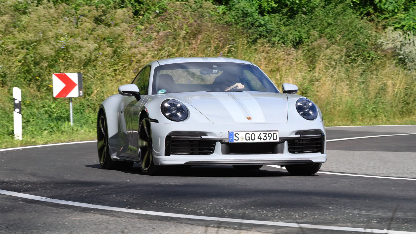 Porsche 911 Sport Classic podczas testu