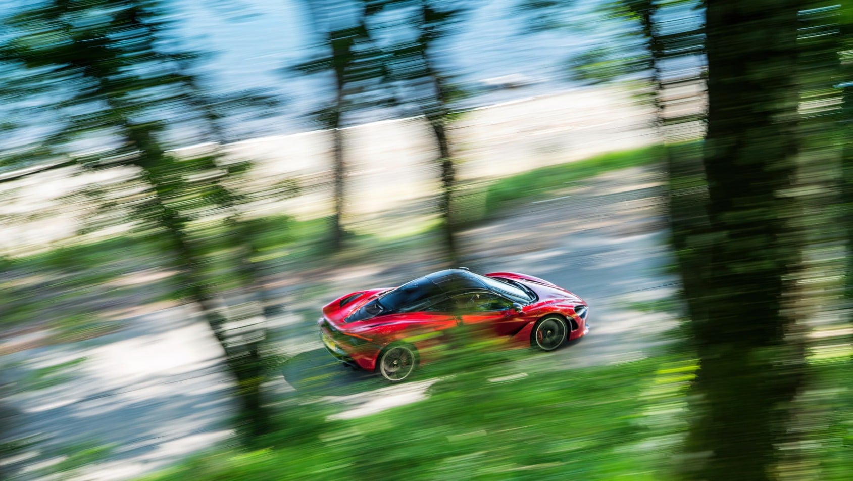 McLaren 720s podczas testu