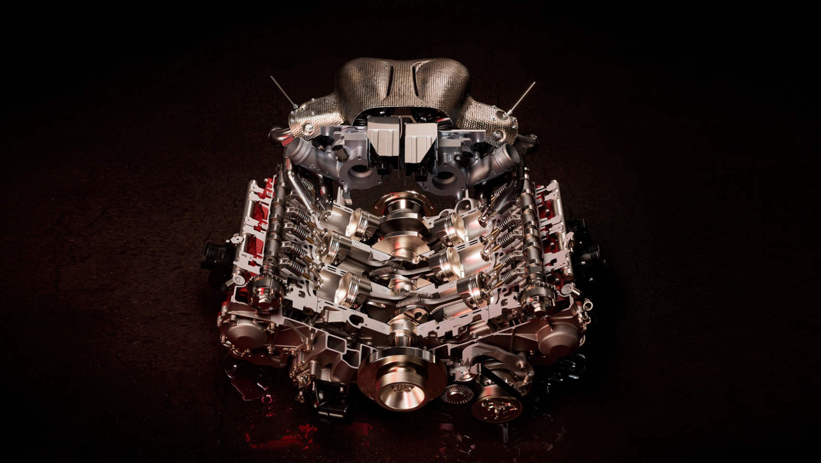 Ferrari 296 GT3 - silnik